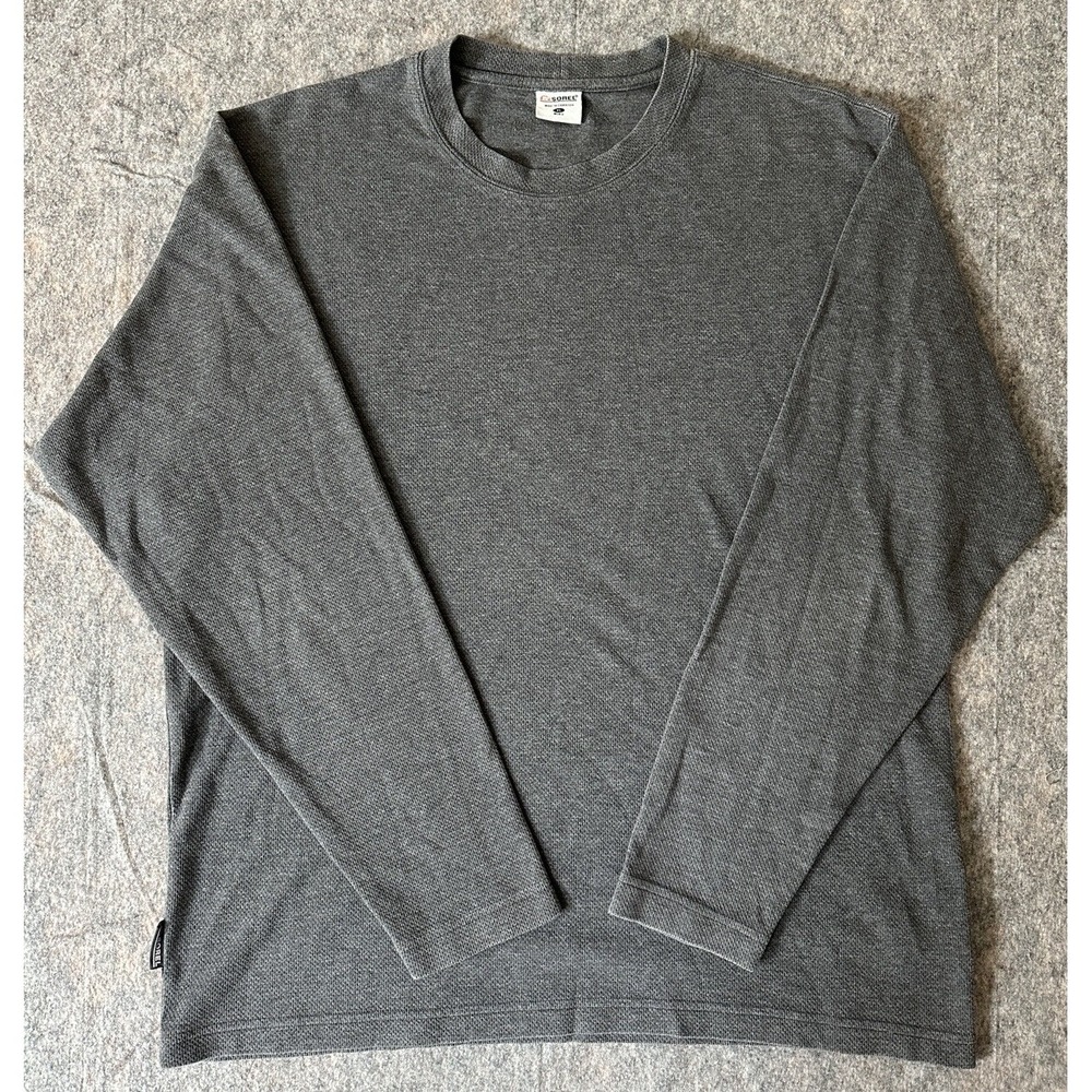 Sorel Sweatshirt Men's X-Large Gray Pullover Crewneck Sweater Workwear Gorpcore